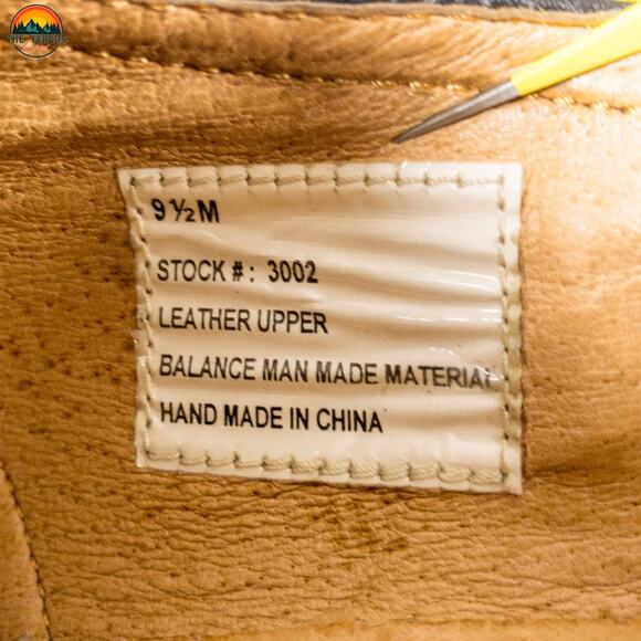 Double H Ranch Loafer Black Leather Chunky Y2K Oil Resistant Women's Size 9.5 M - Picture 8 of 11